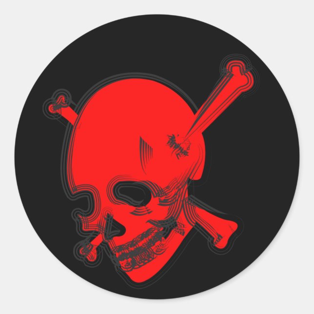 Labyrinth Roger #1 Runder Aufkleber (Vorderseite)