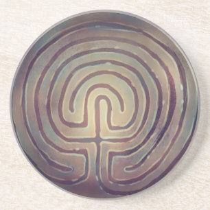 Labyrinth-Symbol Getränkeuntersetzer