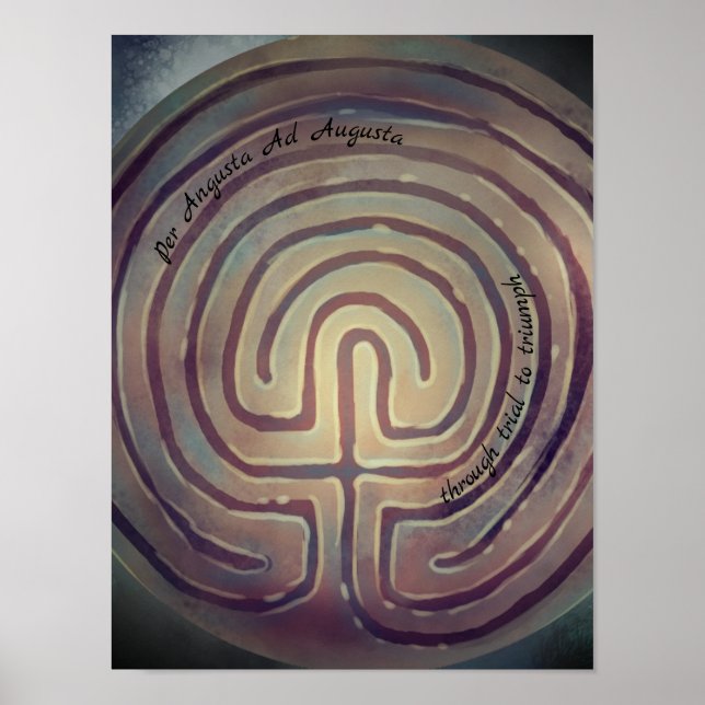 Labyrinth-Symbol Poster (Vorne)