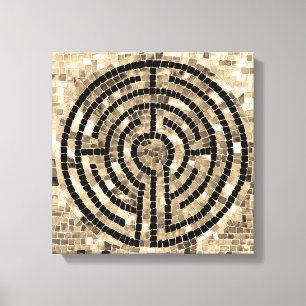 LABYRINTH V 12x12 umwickelte Leinwand (6,4 cm tief