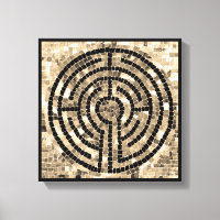 LABYRINTH V 12x12 Wrapped Canvas (1,5" Deep)