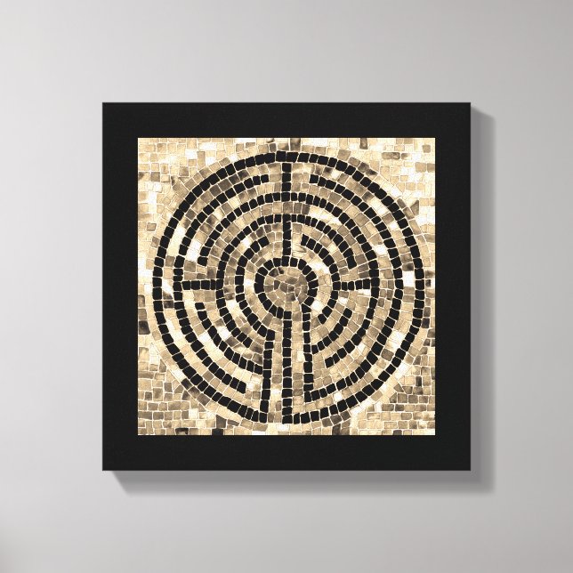 LABYRINTH V 12x12 Wrapped Canvas (2,5" Deep) Leinwanddruck (Vorderseite)