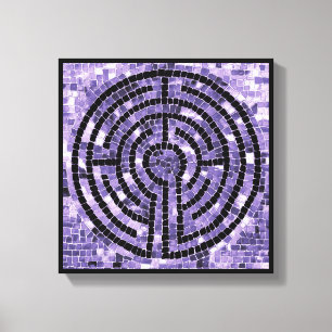 LABYRINTH VI 12x12 umwickelte Leinwand (1,5" tief)