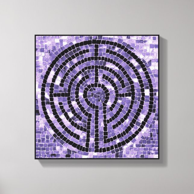 LABYRINTH VI 12x12 Wrapped Canvas (.75" Deep) Leinwanddruck (Vorderseite)