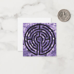LABYRINTH VI 2,5" quadratische flache Karte