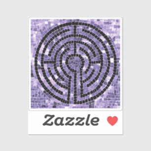 LABYRINTH VI 2x2 Vinyl Aufkleber