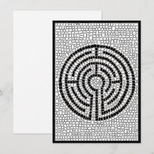 LABYRINTH VII 4.5x6.25 Flachkarte II Karte