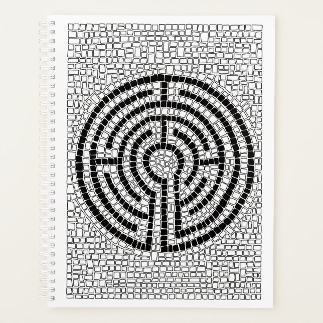 LABYRINTH VII 8.5x11 Planer / weiß (Vorderseite)