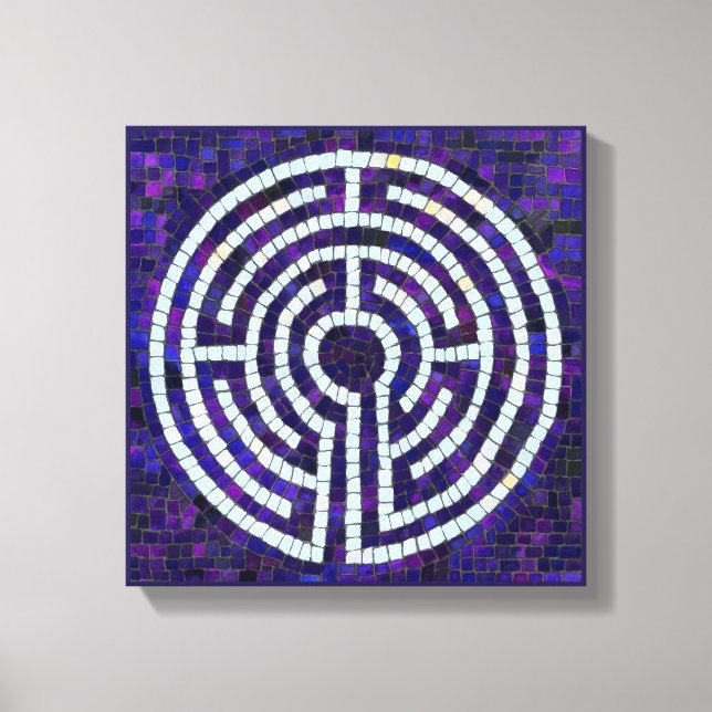 LABYRINTH VIII 12x12 Wrapped Canvas (1,5" Deep) Leinwanddruck (Vorderseite)