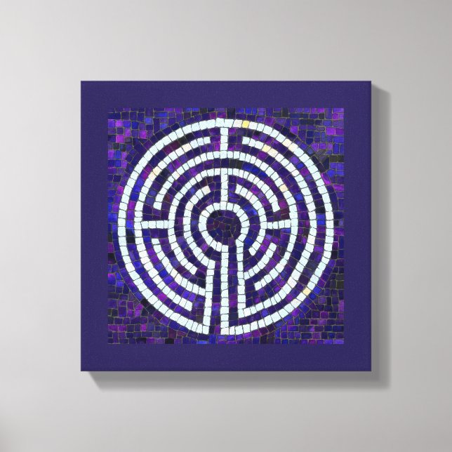 LABYRINTH VIII 12x12 Wrapped Canvas (2,5" Deep) Leinwanddruck (Vorderseite)