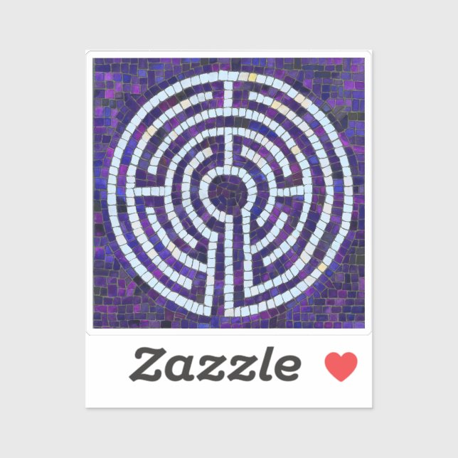 LABYRINTH VIII 2x2 Vinyl Sticker (Blatt)