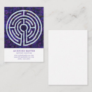 LABYRINTH VIII 3,5x2,5 Visitenkarte Mitteilungskarte