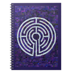 LABYRINTH VIII 6.5x8.75 Spiral-Notebook Notizblock