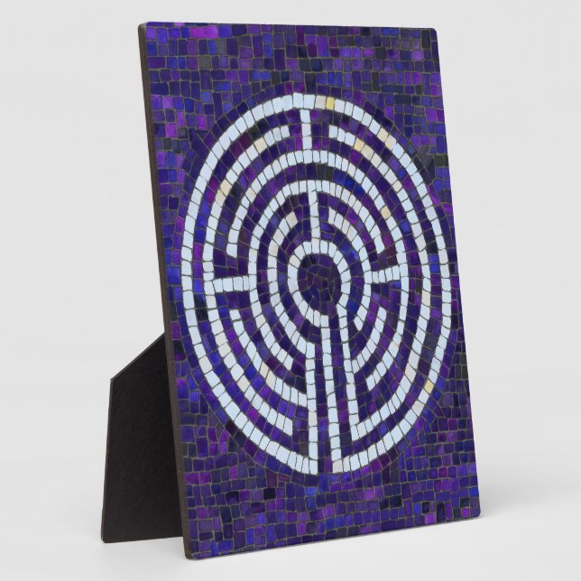 LABYRINTH VIII 8x10 Plaque mit Easel Fotoplatte (Seite)