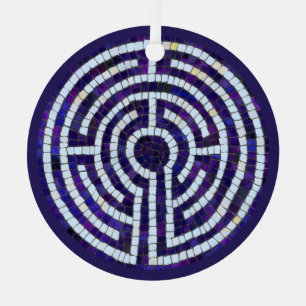 LABYRINTH VIII Metallzirkel Ornament Aus Metall