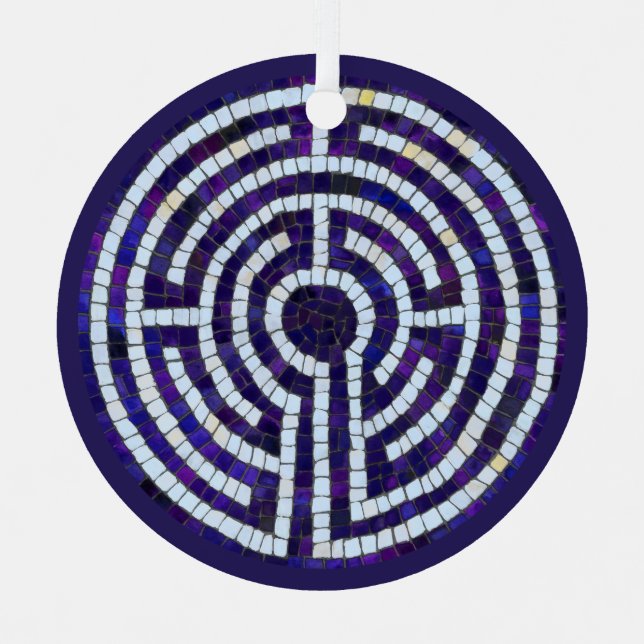 LABYRINTH VIII Metallzirkel Ornament Aus Metall (Vorderseite)