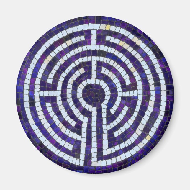 LABYRINTH VIII Round Magnet