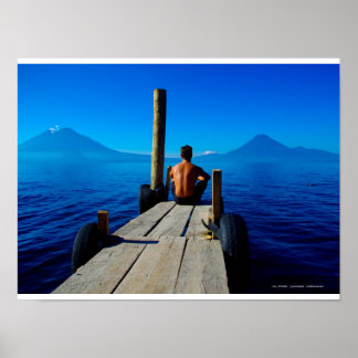 Lac Atitlán, Guatemala Poster