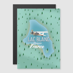 Lac Blanc, Chamonix, France-Karte Magnetkarte