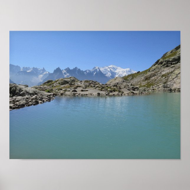 Lac Blanc French Alps Poster (Vorne)