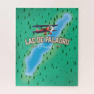 Lac de Paladru Frankreich Puzzle