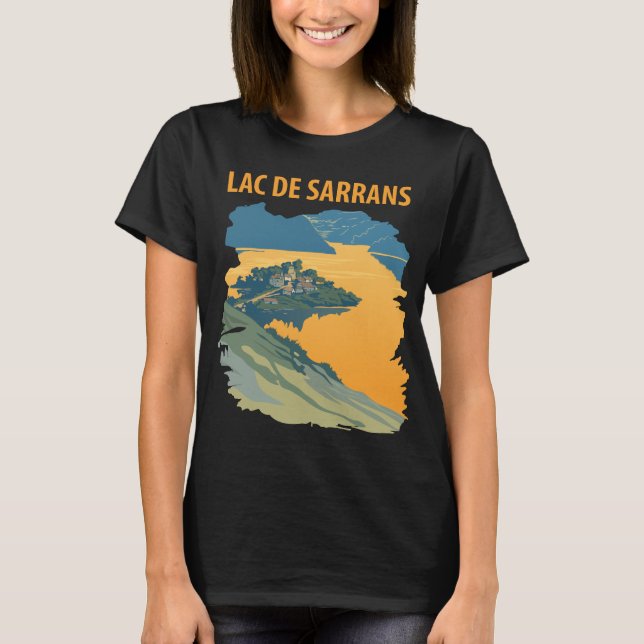Lac de Sarrans T-Shirt (Vorderseite)