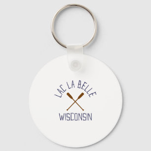 Lac La Belle Wisconsin im Freien Vintage  Schlüsselanhänger