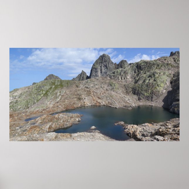 Lac Noir Französische Alpen Poster (Vorne)