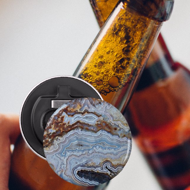 Lace Agate Rock Muster Flaschenöffner (In Situ Beer Bottle)