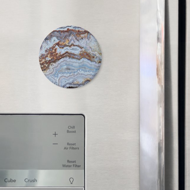Lace Agate Rock Muster Magnet (In Situ (Kühlschrank))