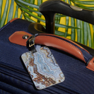 Lace Agate Stone Muster Gepäckanhänger