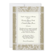 Lace and Burlap Country Romance 7x5 Hochzeit