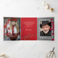 Lace Black Borders Red Personalisiert White Script