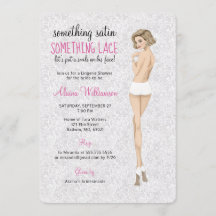 Lace Bride in Panties Lingerie Dusche