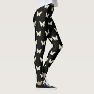 Lace Butterfly Leggings