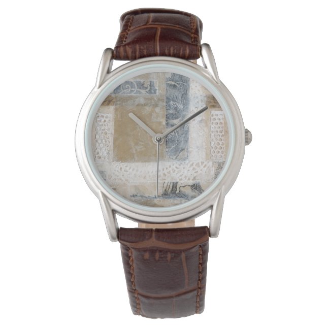 Lace Collage II Armbanduhr (Vorderseite)