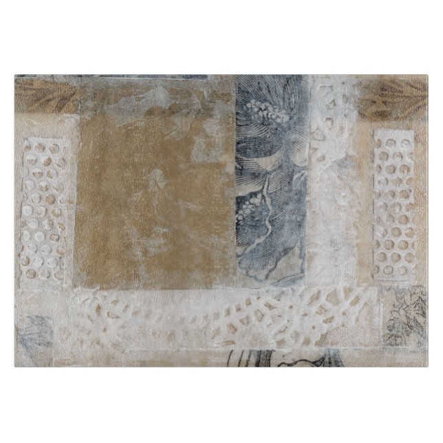 Lace Collage II Schneidebrett (Vorderseite)