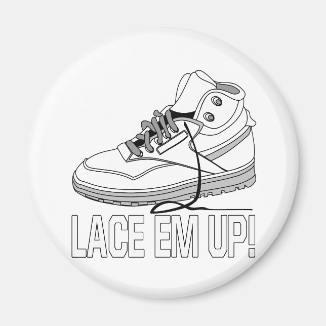 Lace Em Up Magnet (Vorne)