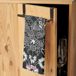 Lace Floral Harmony Geschirrtuch