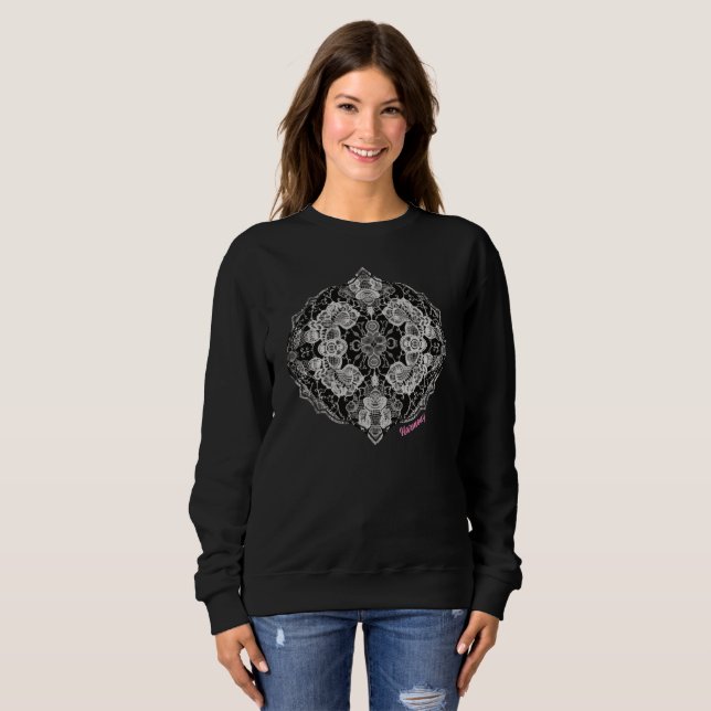 Lace Floral Harmony Sweatshirt (Vorne ganz)
