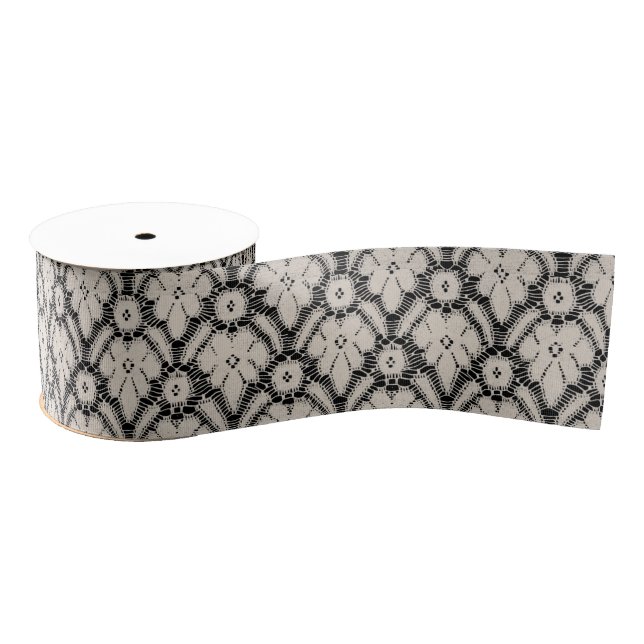 Lace Grosgrain Ribbon Ripsband (Spule)