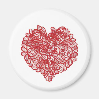 Lace Heart Magnet