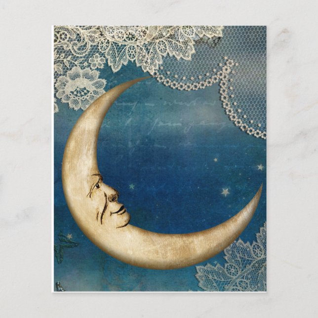 Lace Moon Scrapbook Paper (Vorderseite)
