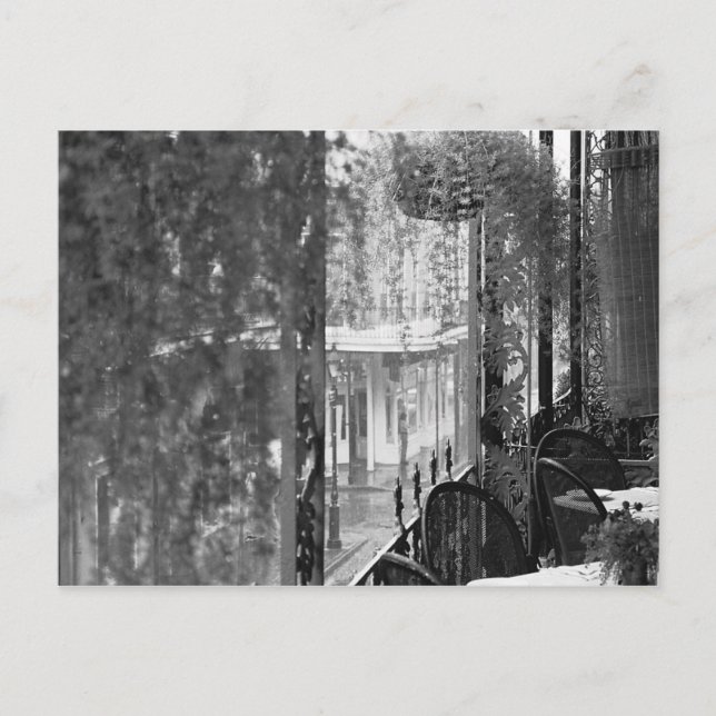 Lace View French Quarter New Orleans Postkarte (Vorderseite)