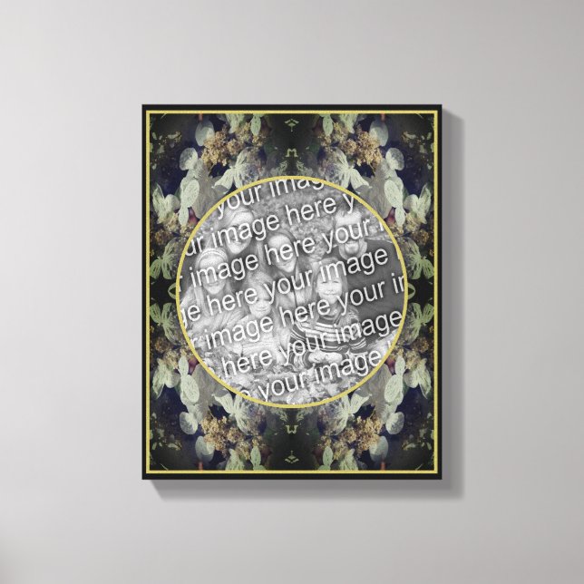 Lacecap Hydrangea Rahmen Erstellen Sie Ihr eigenes Leinwanddruck (Vorderseite)