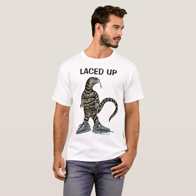 “Laced up” Lace monitor shirt (Vorne ganz)