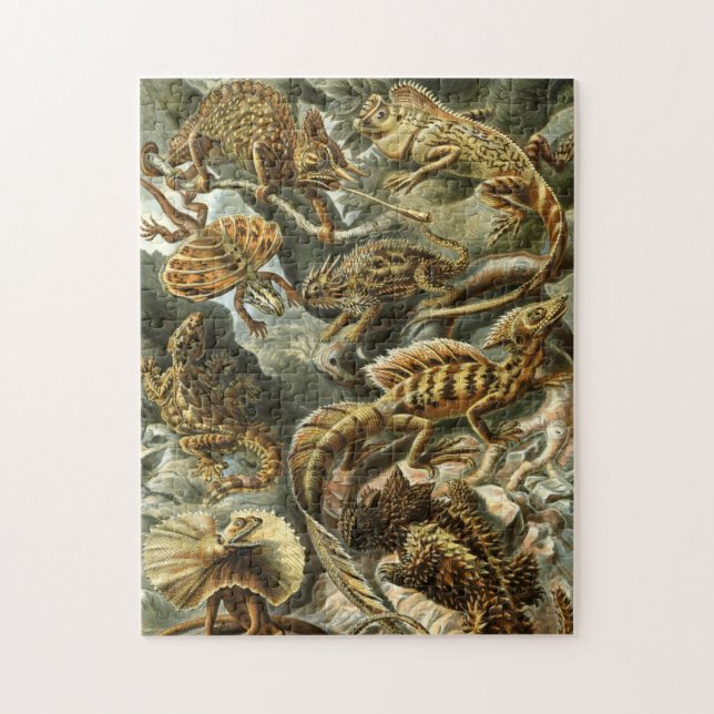 Lacertilia von Ernst Haeckel Jigsaw Puzzle (Vertikal)