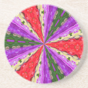 Lacey Kaleidoscope Getränkeuntersetzer