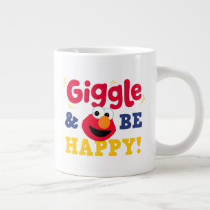 Lach und sei glücklich Elmo Jumbo-Tasse