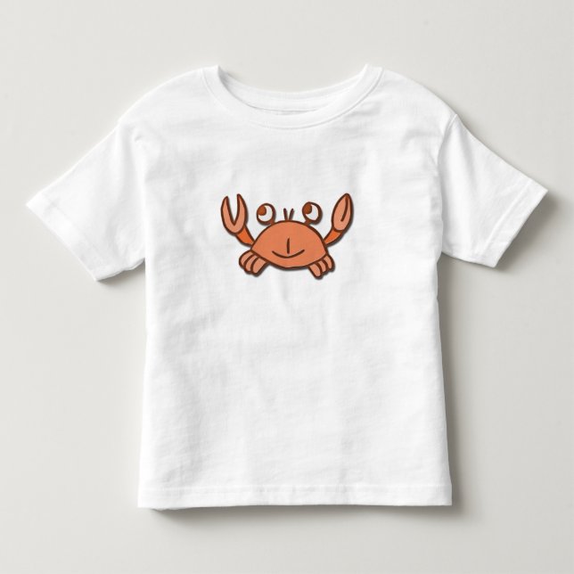 Lächelkrabbe Kleinkind T-shirt (Vorderseite)